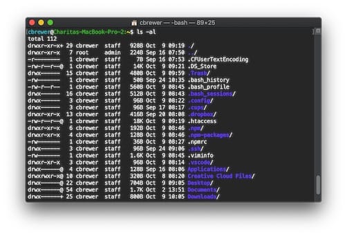 mac os x terminal echo alias